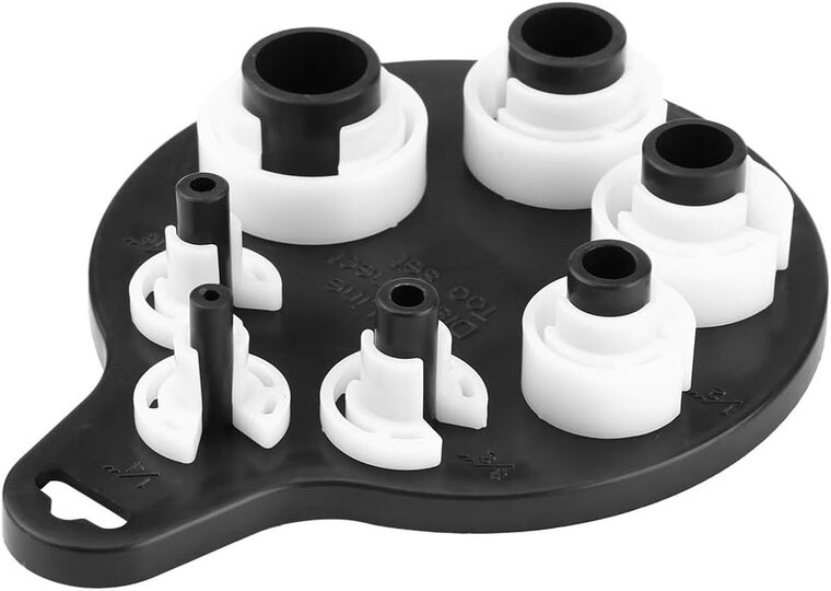 7 delig airco en brandstof leidingen demontage set - ontkoppel klemmen voor leiding connectors - kunstof adapterset disconnecto