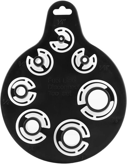 7 delig airco en brandstof leidingen demontage set - ontkoppel klemmen voor leiding connectors - kunstof adapterset disconnecto