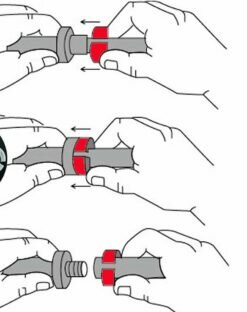 7 delig airco en brandstof leidingen demontage set - ontkoppel klemmen voor leiding connectors - kunstof adapterset disconnecto