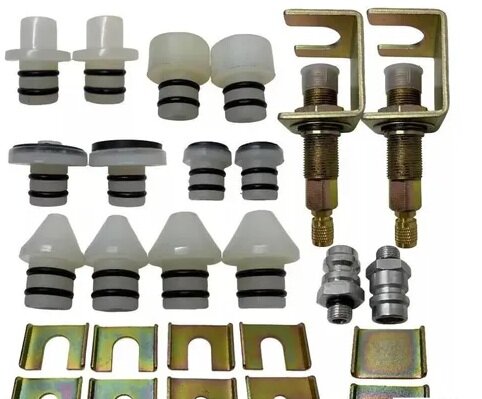 airco spoel adapter set - spoeladapters - airco reinigingsadapters - airco lek reparatie adapaters - airconditioning verbinding