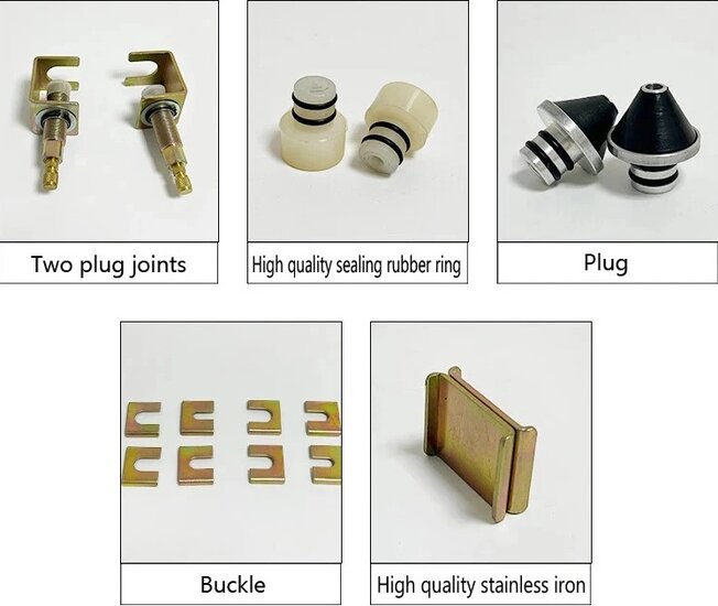 airco spoel adapter set - spoeladapters - airco reinigingsadapters - airco lek reparatie adapaters - airconditioning verbinding