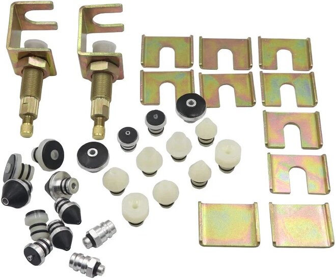 airco spoel adapter set - spoeladapters - airco reinigingsadapters - airco lek reparatie adapaters - airconditioning verbinding