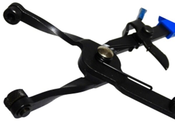 285 mm platte slangklemtang met draaibare koppen - slangklem tang met vergrendeling - slang klem tang - lange slangklem bekkent