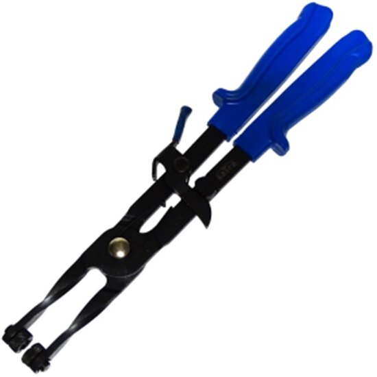 285 mm platte slangklemtang met draaibare koppen - slangklem tang met vergrendeling - slang klem tang - lange slangklem bekkent