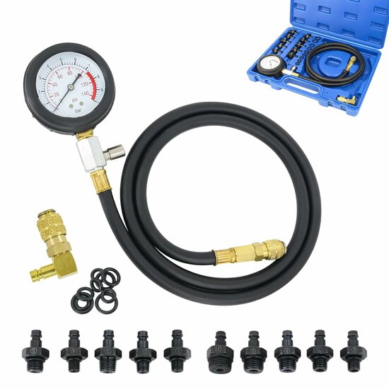 oliedruktester - oliedruk meter van 0 tot 10 bar - oliedrukmeter&nbsp;&nbsp;- druktester -&nbsp; olie druk meter