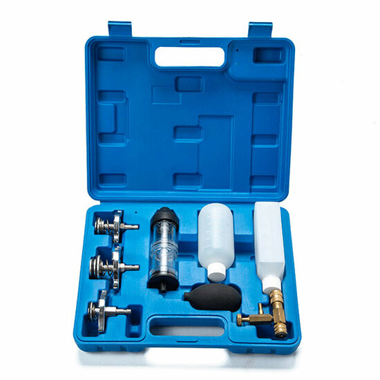 cilinderkop lekkage tester - koelwater lektester - co2&nbsp;tester - radiatortester - lek tester