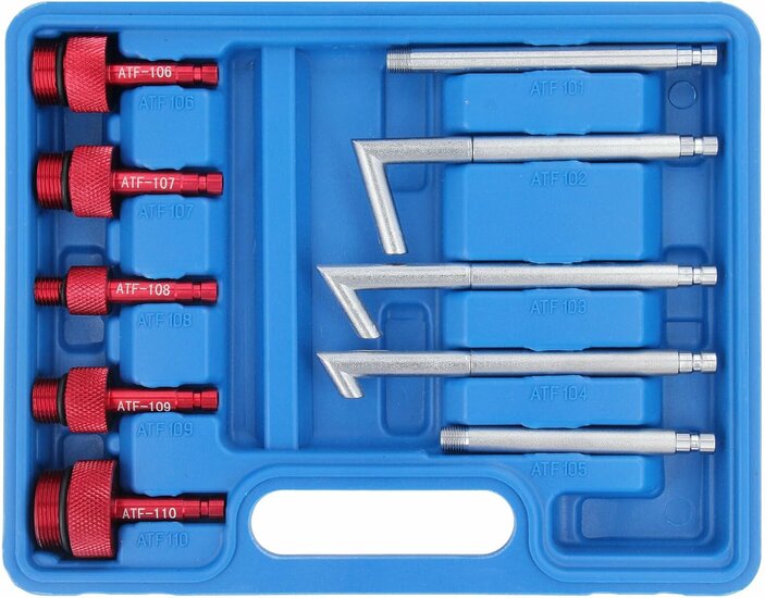 13 delige atf olievulpomp adapter set -&nbsp;transmissieolie&nbsp;bijvulpomp adapters - versnellingsbakolie vul mondstukken