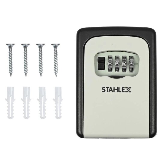 sleutelkluis metaal - 4 cijferige slot - combinatie slot voor het opbergen van sleutels - stahlex