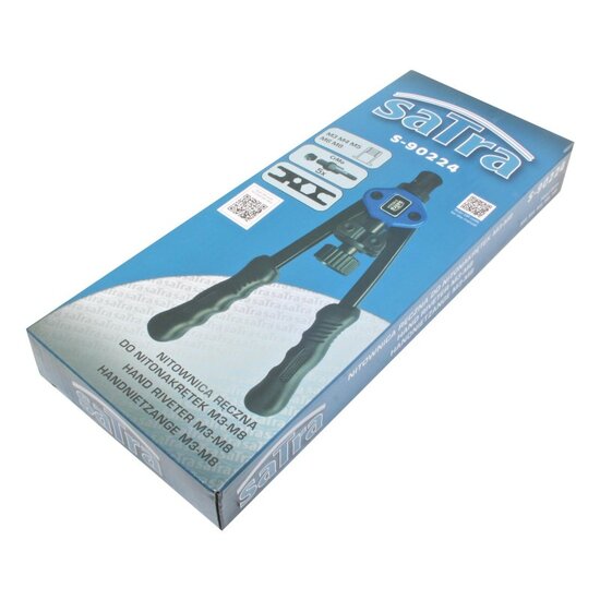 blindklinkmoer tang set&nbsp;M3 tot M8 - popnagel tang - draadbussen tang - bussentang - moerentang - satra