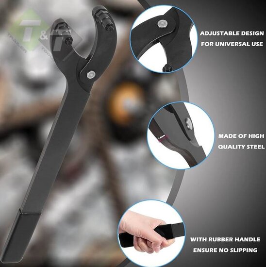 vag nokkenas blokkeersleutel verstelbaar - distributiesleutel - tijdafstelsleutel - tandwielsleutel - poeliesleutel - satra