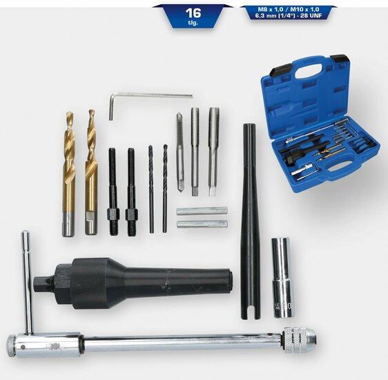 gloeibougie verwijder set voor gebroken of beschadigde gloeibougies -&nbsp;reparatieset gloeibougie verwijdering - uitboren g