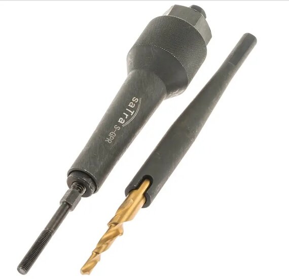 M8 en M10 gloeibougie verwijderingsset - reparatie set gloei bougies - uitboorset glowplug - uittrekset gloeibougies