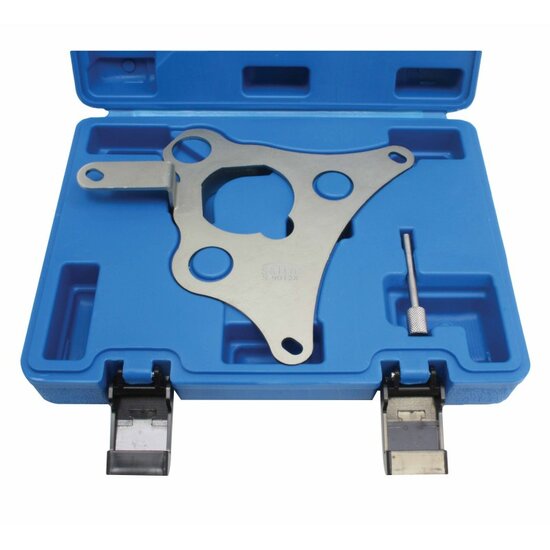 vergrendelingstool voor de hogedrukbrandstofpomp - nissan en renault 2.2 en 2.5l - blokkeergereedschap - timingset - satra