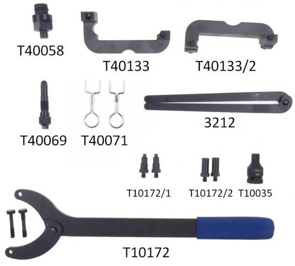 audi q5 2.0 a6l&nbsp;2.8 en 3.0t blokkeerset tfsi&nbsp;-&nbsp;distributieset - distributietiming voor tsi&nbsp;benzinem