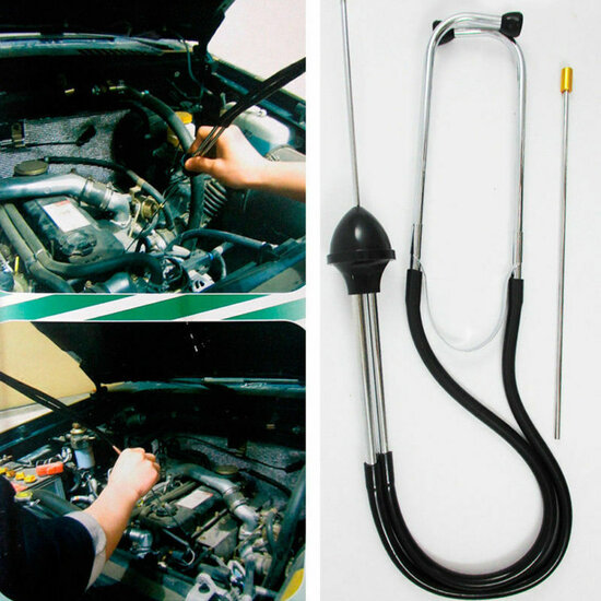 automotive stethoscope - stethoscoop - tastnaald gehoor - motorgeluid diagnose