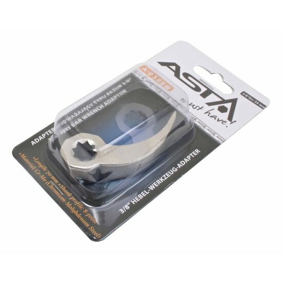 koevoetsleutel 3/8 duims - koevoet adapter - koevoetsleuteladapter - wrikvoet - hefboom adpater - asta