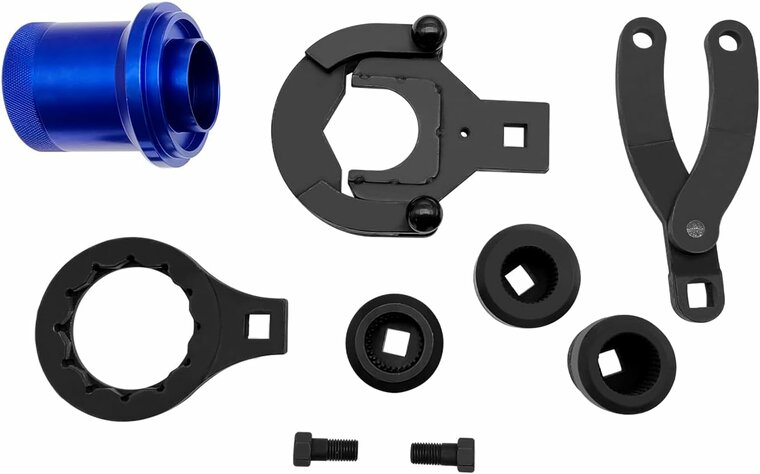 bmw differentieel gereedschap set - differentieel afdichtring vervanging set - aandrijfas moer (de)montage set - satra