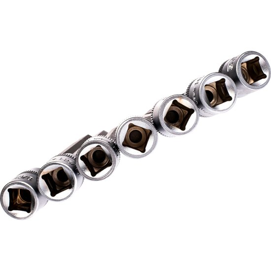 lange inbusdoppen set - 7 delige inbus doppen - engelse maten - satra