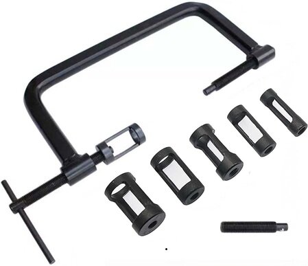 klepveer (de)montage set - 10 delig - klepveertang - kleppentang - geko 