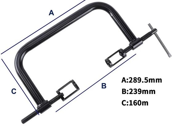 klepveer (de)montage set - 10 delig - klepveertang - kleppentang - geko 