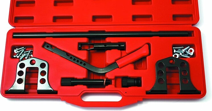 8 delig klepveer demontage set - kleppentang - klepveertang - kleppen tang - demontagetang klepveren