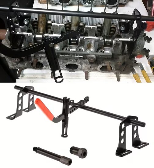 8 delig klepveer demontage set - kleppentang - klepveertang - kleppen tang - demontagetang klepveren