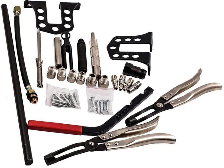 klepveer demontage en montage set pneumatisch - klepveertang - kleppentang met klepsealtang&nbsp;