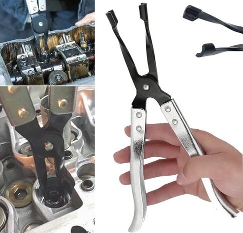 klepsteeltang - tang klepsteeltrubbers - klepveertang - 250mm lang - klepstootrubber tang