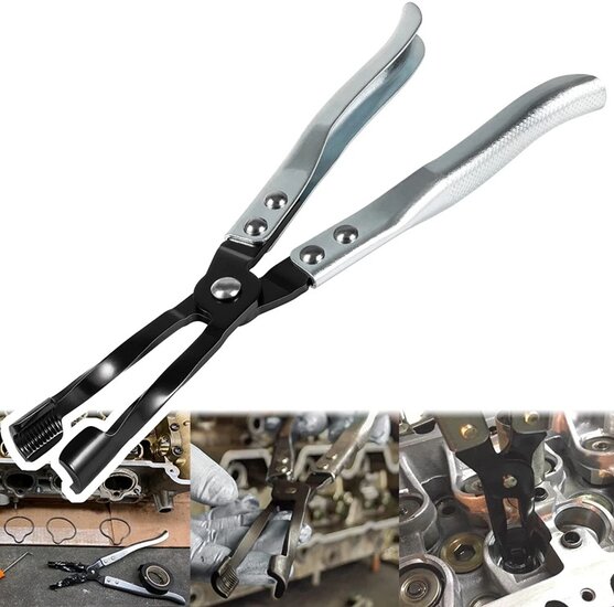 klepsteeltang - tang klepsteeltrubbers - klepveertang - 250mm lang - klepstootrubber tang