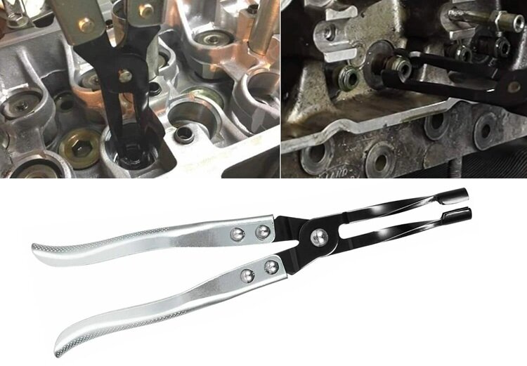 klepsteeltang - tang klepsteeltrubbers - klepveertang - 250mm lang - klepstootrubber tang