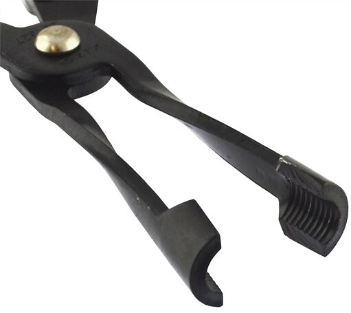 klepsteeltang - tang klepsteeltrubbers - klepveertang - 250mm lang - klepstootrubber tang