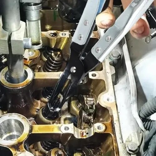 klepsteeltang - tang klepsteeltrubbers - klepveertang - 250mm lang - klepstootrubber tang