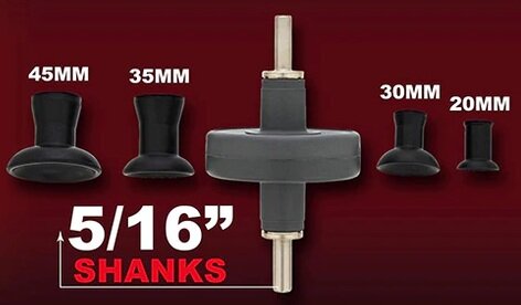 klepslijper met boorkop bevestiging - klep slijper - kleppenslijper - klepslijper - satra