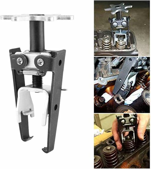 klepveerspanner - klepveer demontage - kleppentang - klepveertang - klep veer tang - universeel toepasbaar