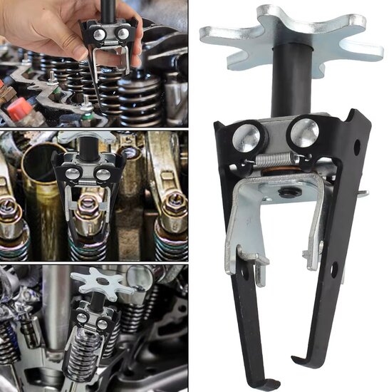 klepveerspanner - klepveer demontage - kleppentang - klepveertang - klep veer tang - universeel toepasbaar