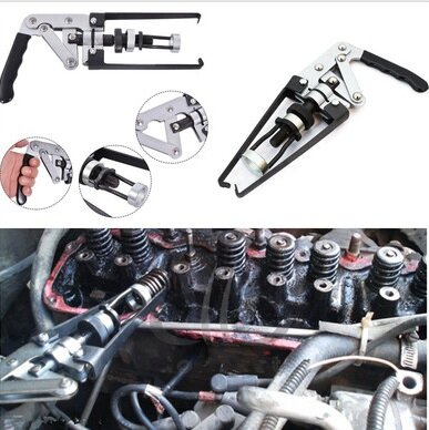 klepveertang - klepveer demontage - kleppentang - klep veer tang - universeel voor ohc, ohv en cvh motoren - klepveer tang