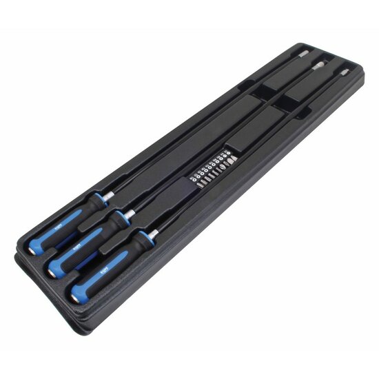 flexibele schroevendraaier set - 13 delige bit schroevendraaierset - schroevendraaiers - satra