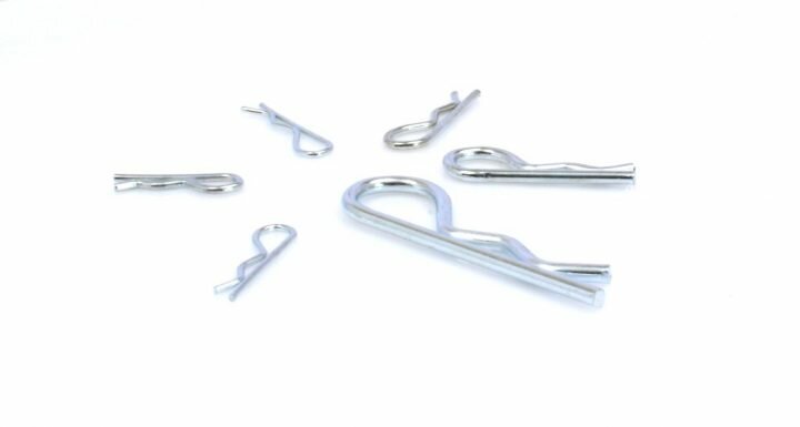 borgveerassortiment 150 delig - veersplitpennen - borgveren - r-clips - haarspeld veer - asta