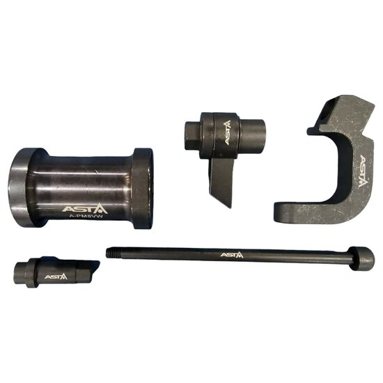 dieselinjector trekker - vag 1.6 en 2.0 tdi cr - injectoren trekker - injector verwijder set - slagtrekker - asta