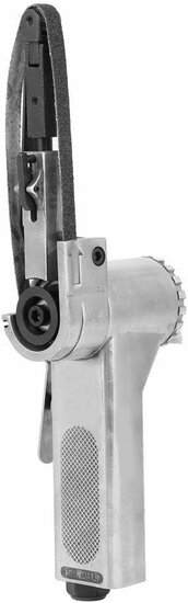 33 cm lang en 1 cm breede luchtschuur machine - pneumatische bandschuurmachine - schuurmachine op lucht - band schuur machine