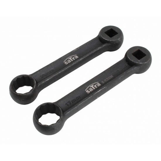 mercedes benz motorsteunring ringslagsleutel 16 en 17 mm - 12 kant sleutel - ringsleutel - slagsleutelring - slagring sleutel -