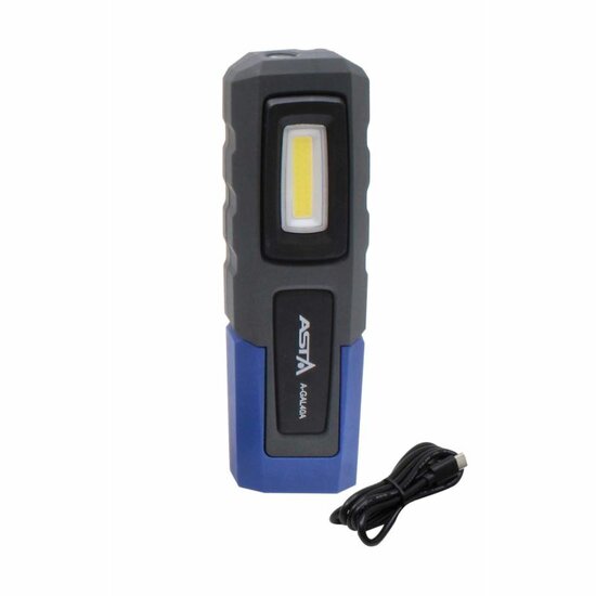 oplaadbare looplamp 600 lumen - werklamp - zaklamp - inspectielamp - asta