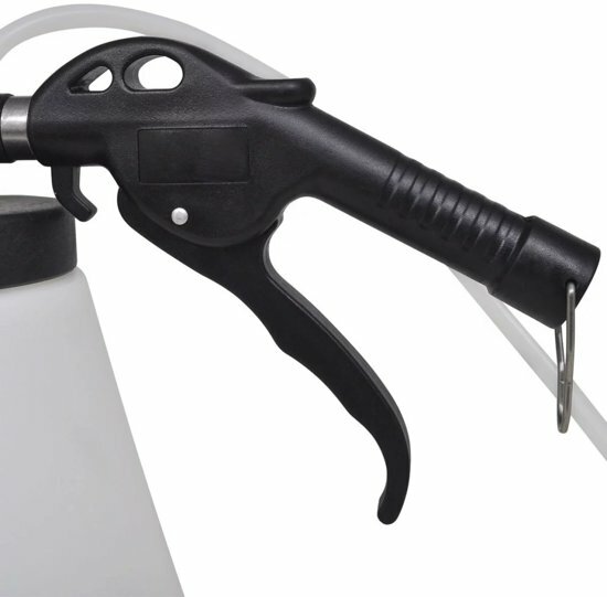remontluchter handbediend - 1 liter met opvangfles - rem ontluchting set - rem vacu&uuml;m set