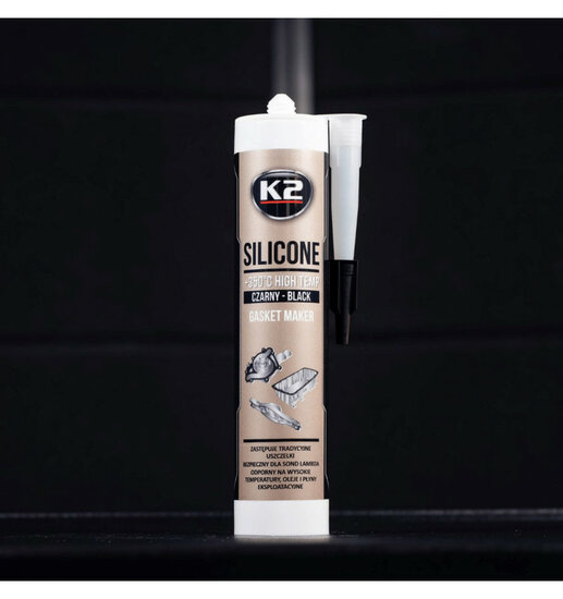 k2 zwarte hittebestendige siliconen kit 300ml - hoge temperatuur afdichtingspakking - vloeibare pakking