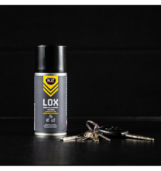 k2 lox slot spray 150ml - hangslot vet - slotspray - slotsmeermiddel - slotolie