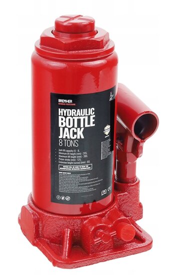 potkrik 8 ton - garagekrik - werkplaatskrik - autokrik - jack - bremher