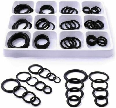 50 delig o-ringenset - o-ringen - 12 verschillende maten - afsluitringen - rubberringen