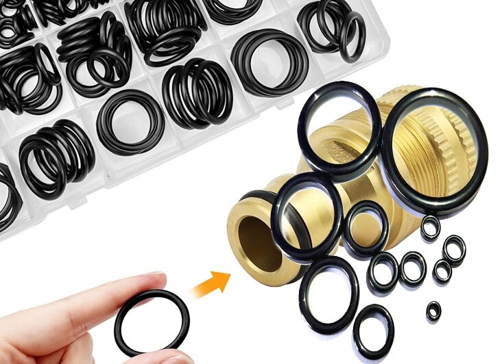 270 delig o-ringen assortiment - o ringen&nbsp;verschillende maten - afdichtingsringen - rubberringen