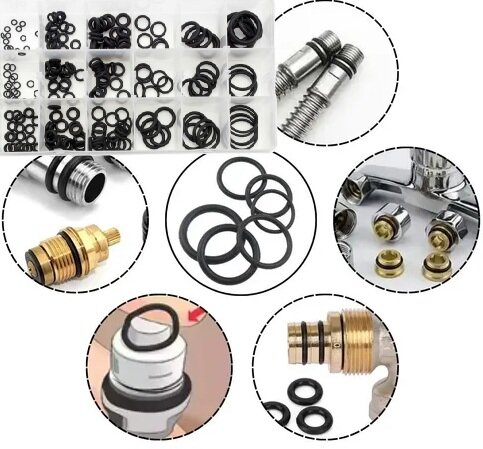 270 delig o-ringen assortiment - o ringen&nbsp;verschillende maten - afdichtingsringen - rubberringen
