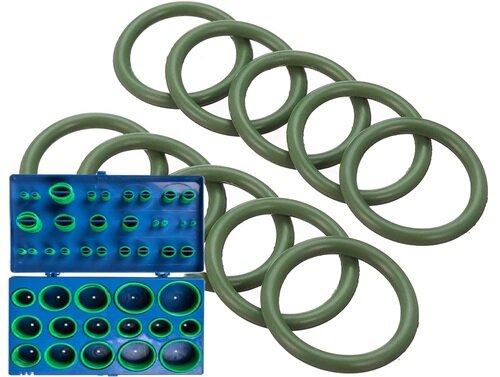 419 delig airco o-ringen assortiment - o ringen groen - afdichtingsringen - afsluitringen - temperatuurbestendige ringen&nbsp;